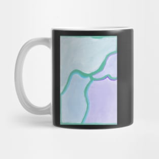 Mermaid color patchwork design Mug